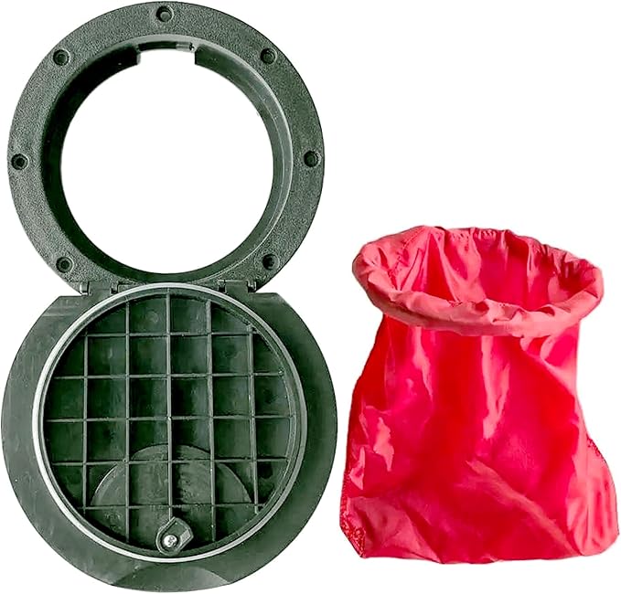 Hatch Cover Deck Plate ABS Easy Install Accessories Hatch Cover with Red Waterproof Bag and Fasteners for Kayak Boat Fishing Rigging