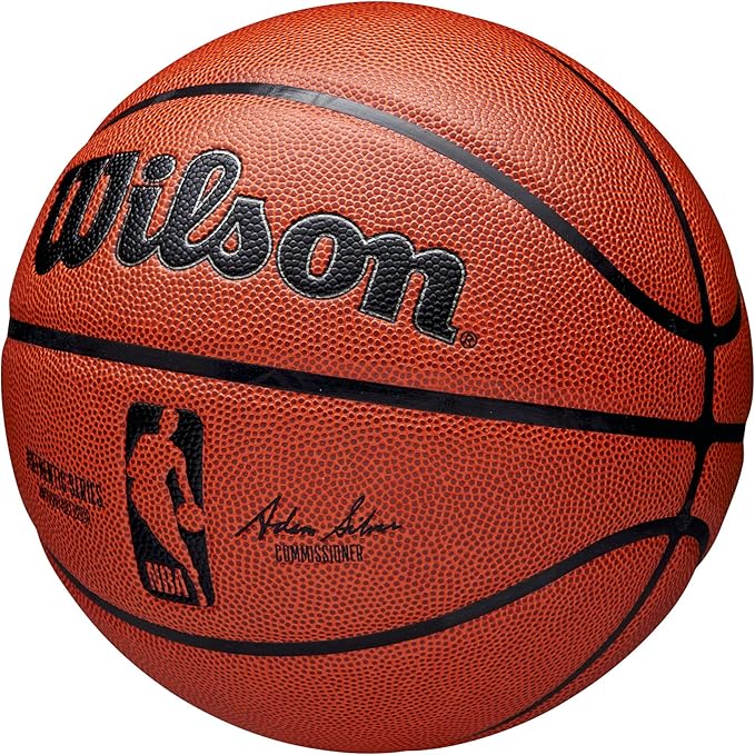 WILSON NBA Authentic Indoor/Outdoor Basketballs - Size 3, Size 6 and Size 7