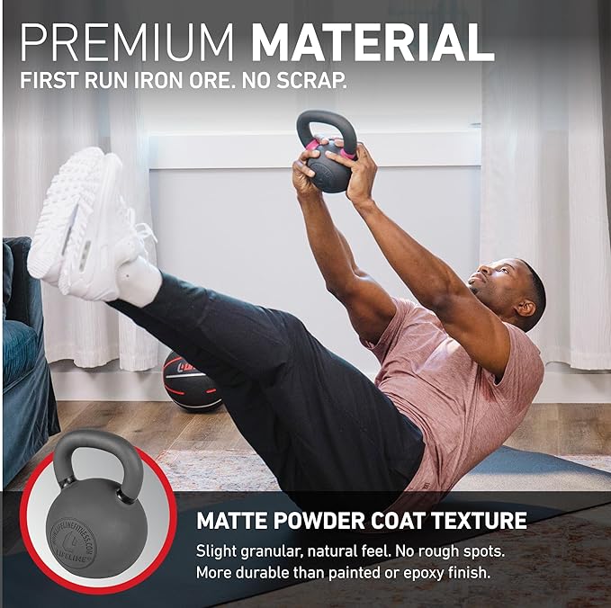Lifeline Strength Training Kettlebell Weight for Home Gym