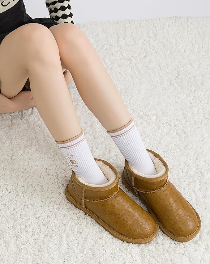 Yawlsow Pilates Grip Socks for Women Yoga Grippy Socks Cute Barre Non Skid Athletic Crew Sticky Sock Workout Hospital