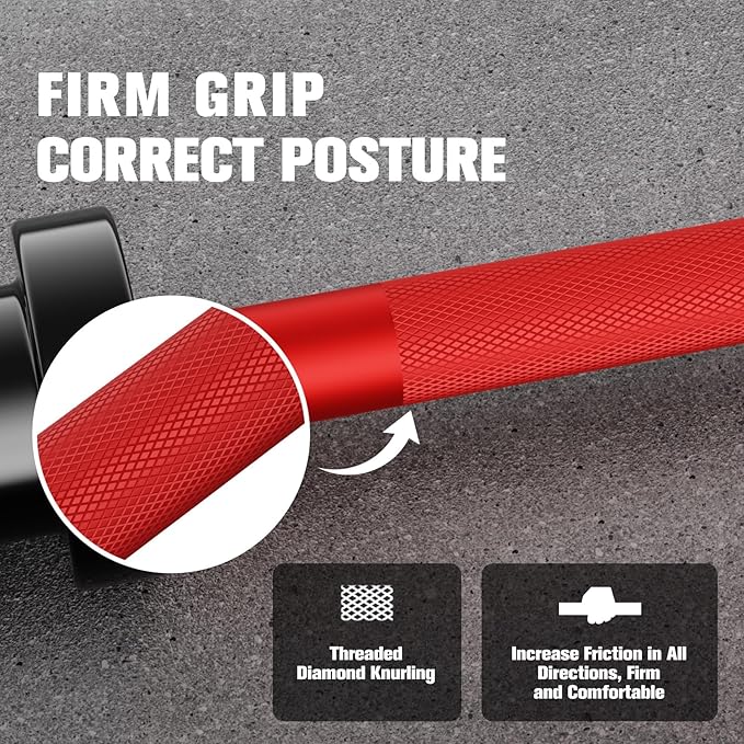 RitFit Barbell Weight Set - 4/6FT Olympic Barbell with Weight Plates (55-275LB Total) - Weightlifting Equipment for Squats, Curls, Deadlifts, Presses, Hip Thrusts