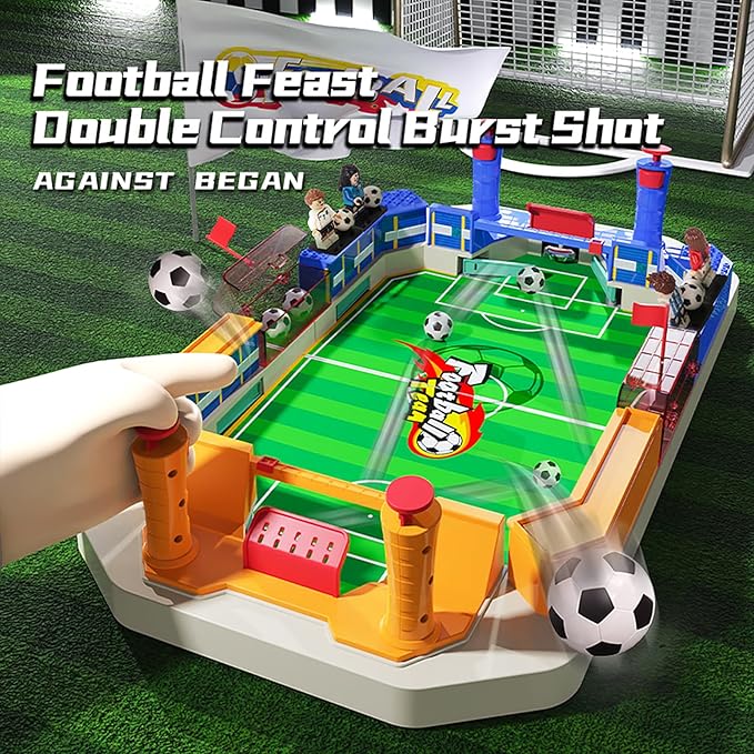 Kids' Mini Table Football Game: Football Board Toy, Suitable for Kids Aged 4,5,6,7,8~12 Years Old, Used for Birthday Parties, Family Gatherings. The Perfect Birthday Sports Gift for Boys and Girls.