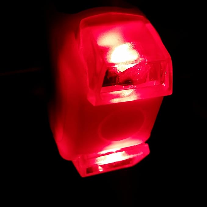 Bright Eyes Silicone Bike Tail Light Rear Safety LED Lights (Red)