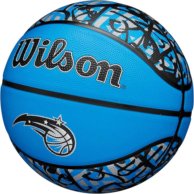 WILSON NBA Team Graffiti Basketballs - Size 7-29.5"