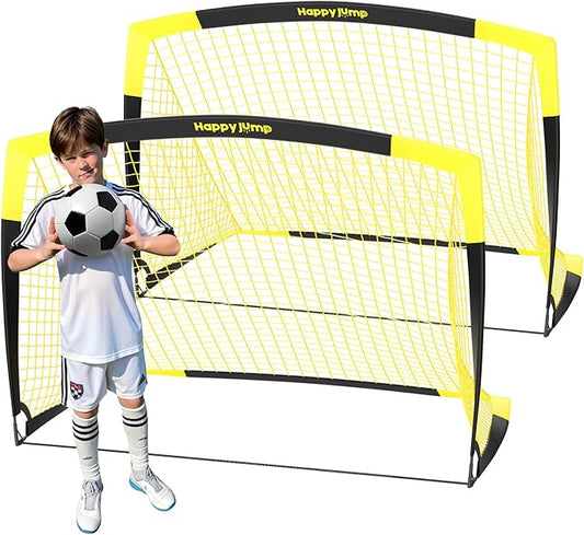 Soccer Goal Pop Up Foldable Soccer Net for Backyard 7x5FT,5x3.6FT,4x3FT,3x2.2FT