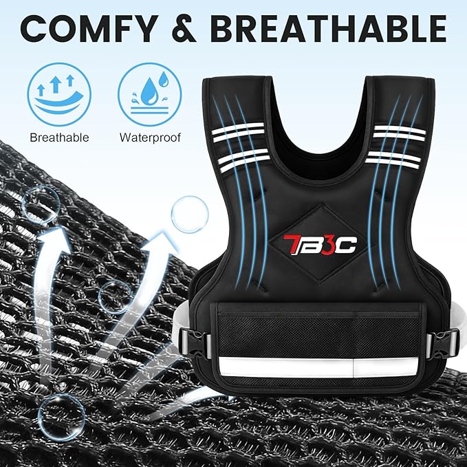 Adjustable Weighted Vest for Men and Women,04-10lb/11-20lb/20-32lb Vest with 6 Ironsand Weights for Strength Training,Body Weight Vest Exercise Set for Running, Walking and Home Workouts