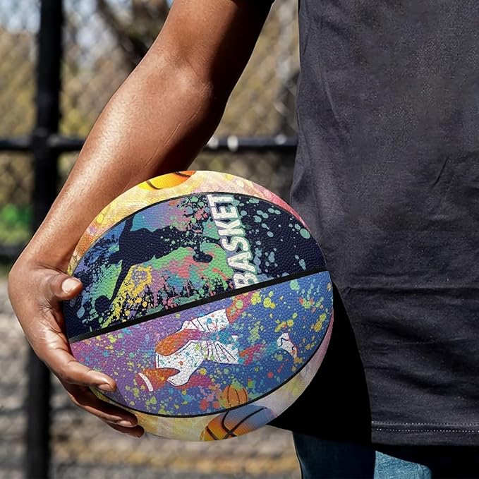 Personalized Basketball Leather Basketball Custom Basketball with Your Personalized Pictures Text Sports Equipment