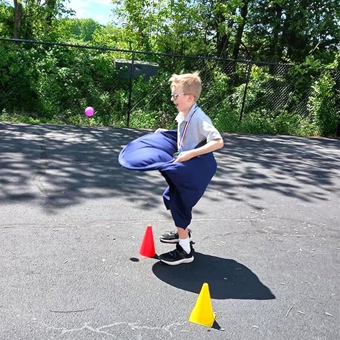 Granny Pants Yard Game Set-Granny Pants Party Rush! Granny Pants Outdoor Game with Bouncy Balls Air Pumps,The Ultimate Backyard Party Games! Team Relay Family Reunion Field Games Set
