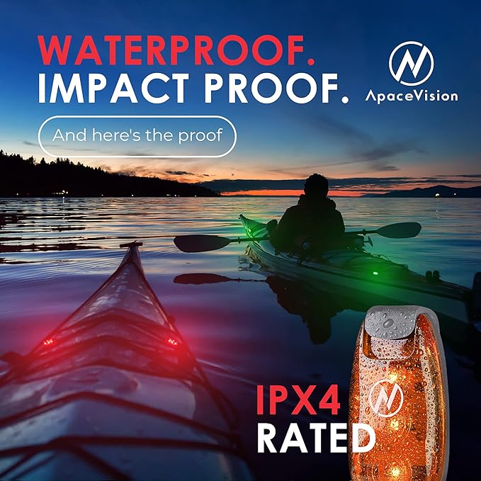 LED Safety Light (2 Pack) - Clip On Strobe/Running Lights for Runners, Dog, Bike, Walking, Boat, Kayak, Stroller and More - High Visibility Accessories for Your Reflective Gear, Bicycle