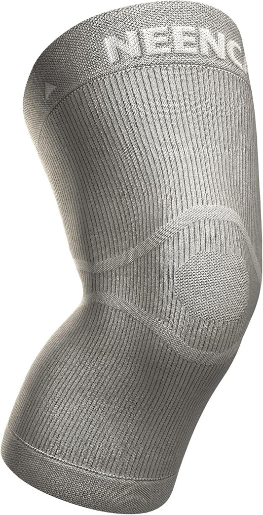 NEENCA Ultra-thin Knee Sleeve for Knee Pain, Lightest Knee Compression Sleeve with Graphene Ions Infused Fabric for Pain Relief, Swelling, Arthritis, Poor Circulation, Running, Sport- FSA/HSA Approved