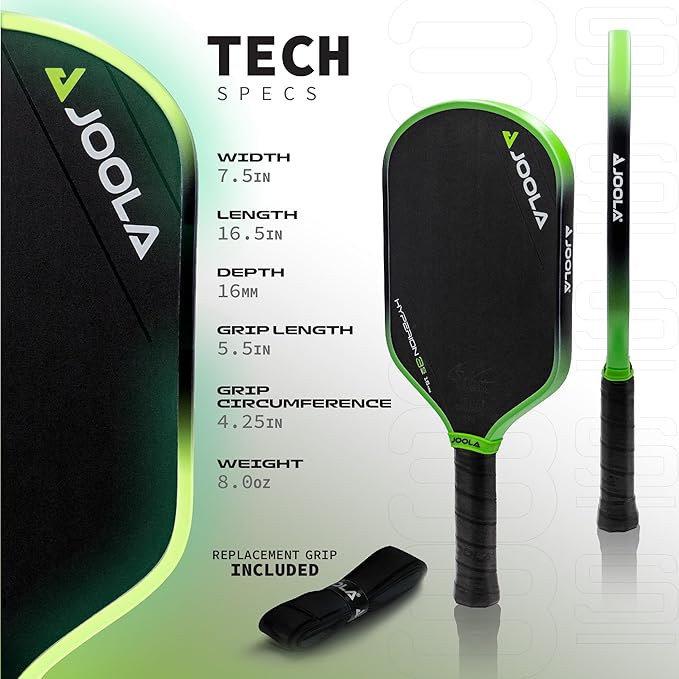 JOOLA 3S Pickleball Paddles – Raw Carbon Fiber Surface – Ben Johns Perseus, Hyperion, Scorpeus & Magnus Shapes – Elongated, Wide Body & Aero Curve Designs – 14mm/16mm Paddles – UPA-A Certified