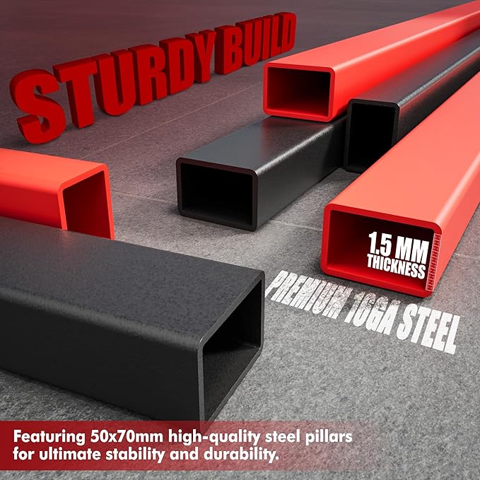 RITFIT Adjustable Weight Bench with Multiple Back Positions for Full Body Workouts, Incline, Decline, and Flat Settings for Home Gym Strength Training, 1300LB Capacity