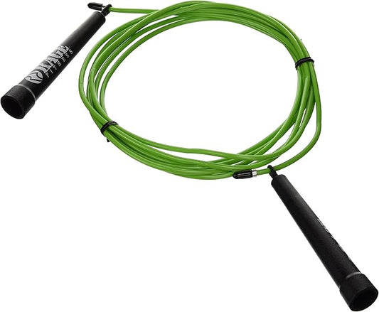 R2 Jump Rope - Green PVC Training Rope with Speed Bearing Handles