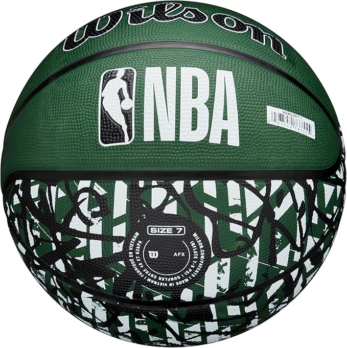 WILSON NBA Team Graffiti Basketballs - Size 7-29.5"
