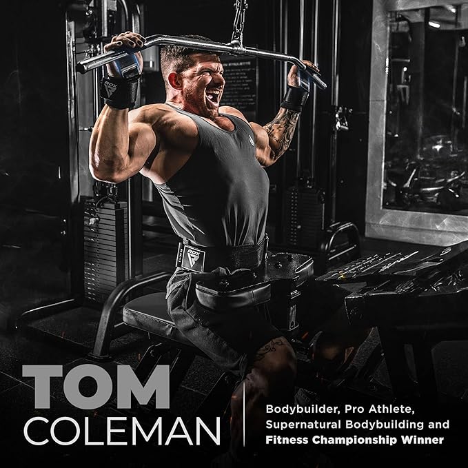 RDX Weight Lifting Hooks for Deadlifting (Pair) - 600Lbs Capacity - 8MM Neoprene Wrist Support Wraps - Grip Enhancer for Pull Ups Lat Pulldowns Rows - Adjustable Gym Workout Power Straps for Men Women