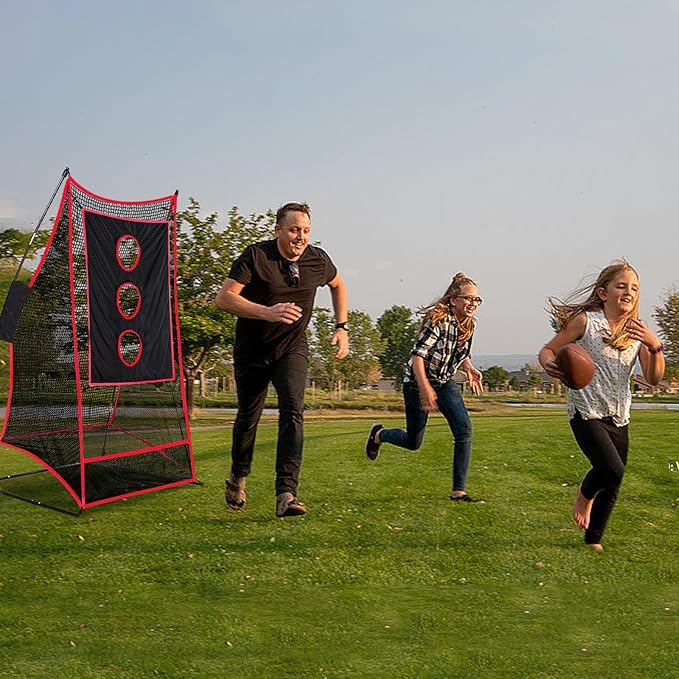 Football Net Portable Football Throwing Net Football Kicking Cages for Throwing