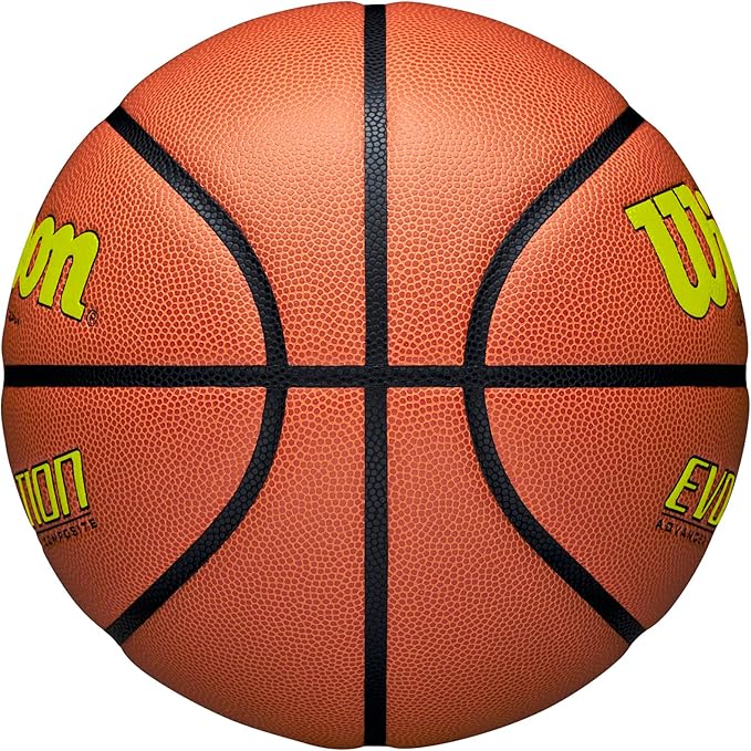 WILSON Evolution Indoor Game Basketballs - Size 5, Size 6 and Size 7