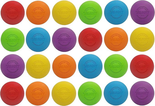 Velocity Lacrosse Balls - 1, 2, 3, 6, 12, 18, 24, 36, 60 and 120 Packs - for Practice, Official NFHS and College Approved Size