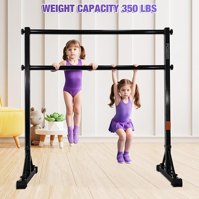 Adjustable Ballet Barre,Portable Dance bar,Fitness Equipment for Dance & Balance Excercise,Super Sturdy for Balance Workout,Weight Limit 250 LBS