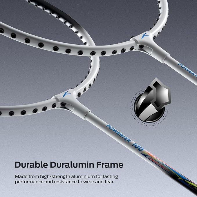 POWERTEK 100 (Set of 2) Badminton Racket with Full Cover