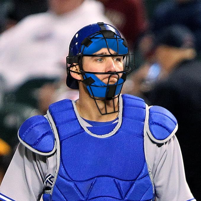 Baseball Catcher Mask Umpire Mask,Full-Face Protection Mask for Baseball,Lightweight Secure Fit Provides Maximum Protection and Comfort – Does Not Obstruct View