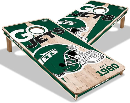 YouTheFan NFL 2’ x 4’ Professional Wood Cornhole Game