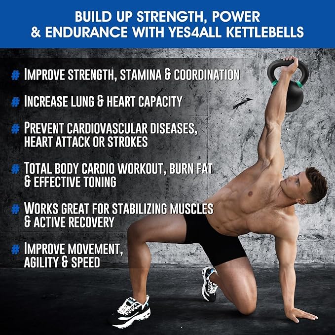 Yes4All Cast Iron Kettlebell