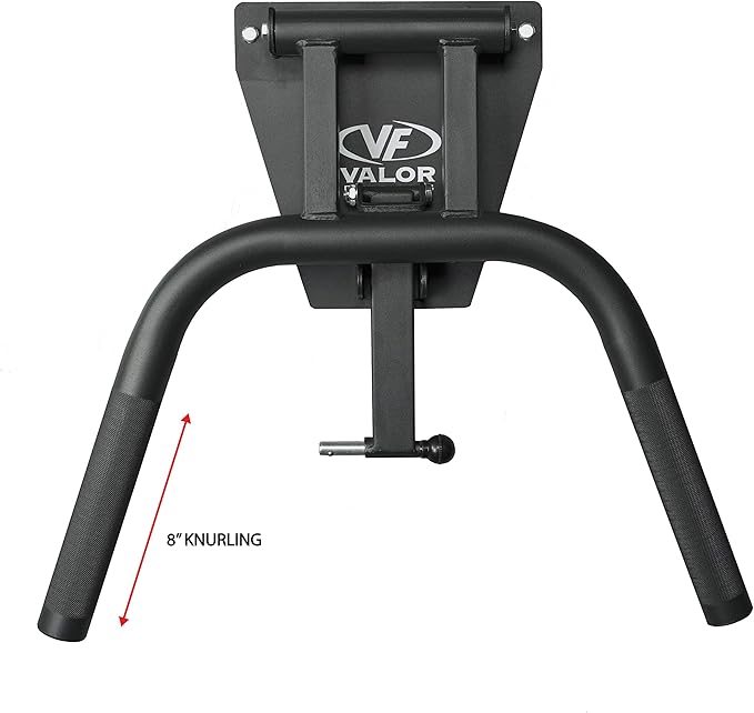 Valor Fitness Wall Mounted Dip Station Bars - Space Saver - Foldable Home Gym Workout Equipment - 350 lb. Capacity