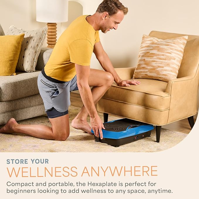 Lifepro Vibration Plate Exercise Machine with Magnetic Acupoints - Full Body Vibration Platform for Beginners and Recovery - Ideal Lymphatic Drainage Massager for Muscle Toning and Overall Fitness