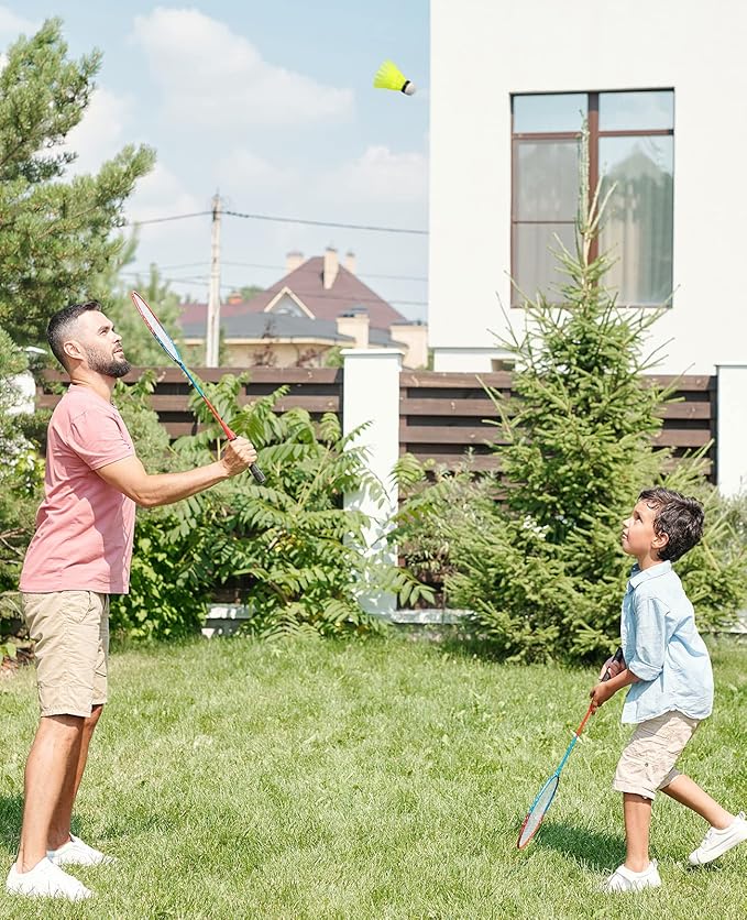 HIRALIY Badminton Birdies,Nylon Badminton Shuttlecocks with Stability Durability for Baseball Batting Practice Training,High Speed Birdie Balls for Backyards Indoor Outdoor Sports Activities