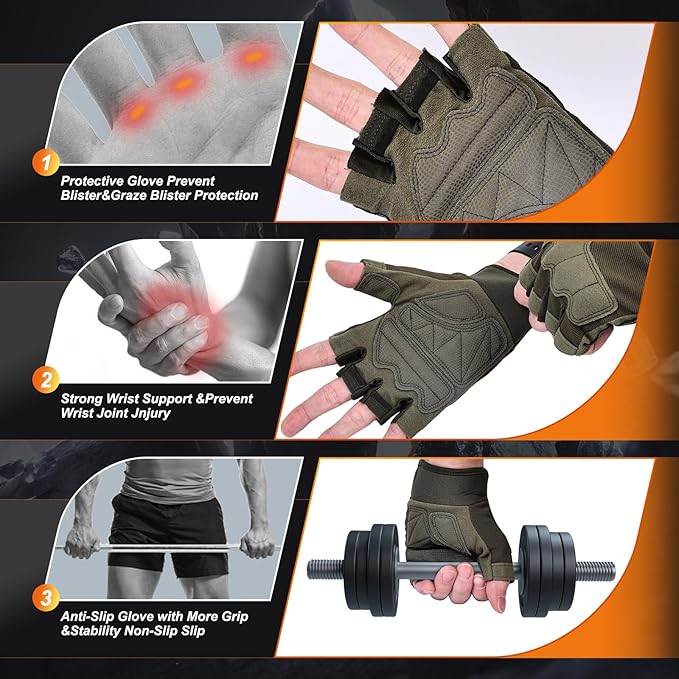 Weight Lifting Gloves, Gym Gloves for Men and Women, Full Palm Protection for Sports, Weightlifting, Training, Cycling, Pull-Ups, Rowing, and Mountaineering, Size : XX-Large