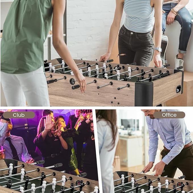 26pcs Foosball Men Replacement, Soccer Player Set Football Players Parts Foosball Man Table Player Football Machine Accessories Replacement Parts