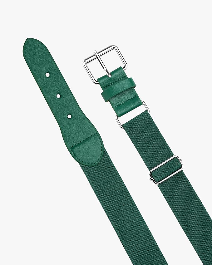 Stelle Baseball/Softball/Fastpitch Belt Girls Sports Elastic Adjustable Boys Uniform Belts Youth and Adult Sizes