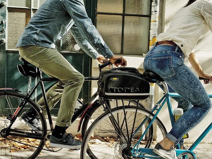 Topeak MTX TrunkBag - Rear Bicycle Bag - Spacious Storage and Easy Mounting
