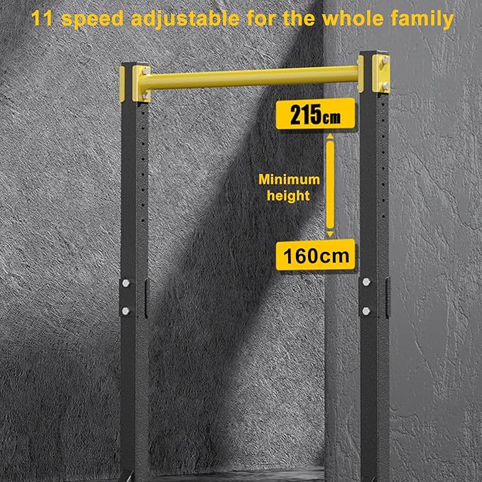 Free Standing Pull Up Station - Power Tower Adjustable Height Pullup Dip Station, Multi-Function Chin Up Bar Home Gym Equipment, 400LBS Weight Capacity