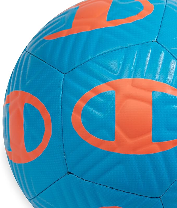 Champion Youth & Adult Soccer Ball - Paneled Design, Enhanced Control, Durable Cover & Butyl Bladder, for Indoor & Outdoor Training, Sizes 3, 4, 5, Includes 6" Pump