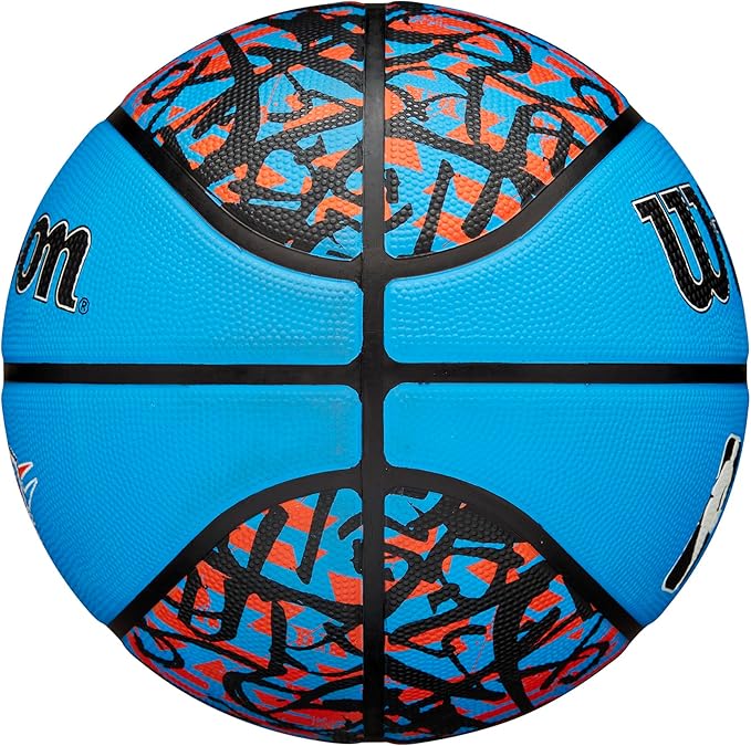 WILSON NBA Team Graffiti Basketballs - Size 7-29.5"