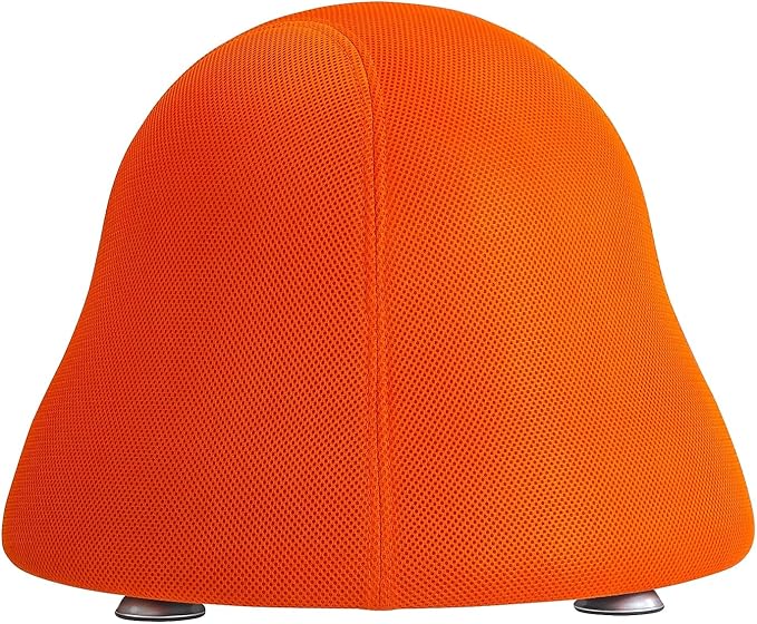 Safco Runtz Ball Chair for Kids, Anti-Burst, Exercise Ball Chair, Promotes Movement, Better Posture and Balance, Orange