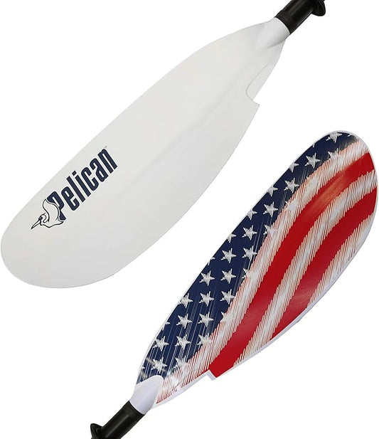 Pelican - Poseidon Paddle - Aluminum Shaft with Reinforced Fiberglass Blades - Lightweight, Adjustable Kayaks Paddles - Perfect for Kayaking Boating