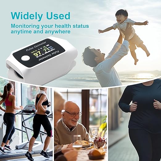 Bluetooth Fingertip Pulse Oximeter with Respiration Pressure,High Accuracy O2 Meter for All Skin, Portable SPO2 & Pulse Rate Monitor for Children Adults,Carry Bag and Lanyard Included