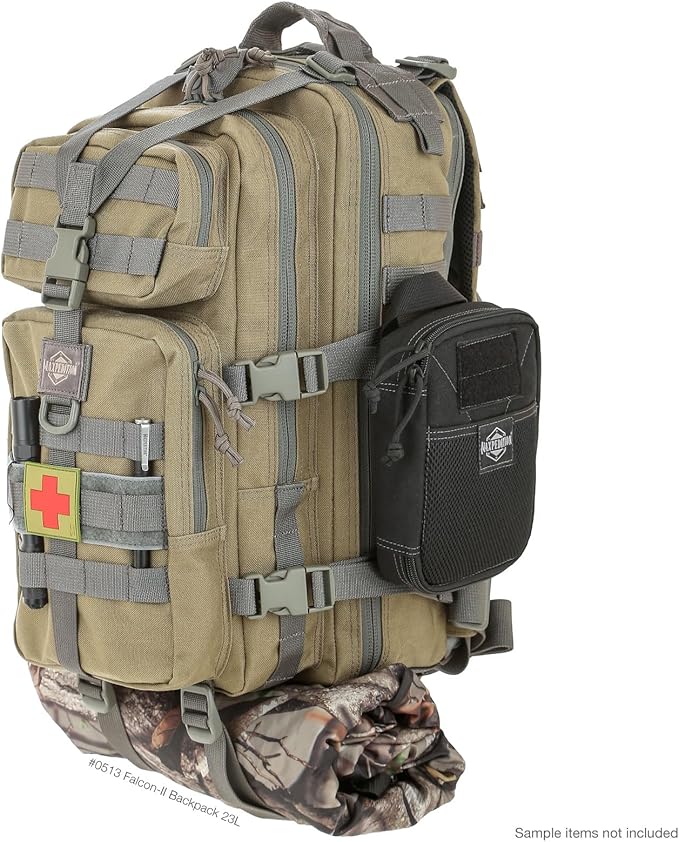 MAXPEDITION Falcon-II Backpack, 23L Tactical Backpack, Survival Pack, Bug Out Bag, MOLLE Go Bag for EDC, 0513