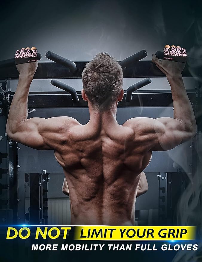 KUTOOK Weight Lifting Gloves for Women Gym Workout Gloves with Palm Protection & Extra Grip Breathable Exercise Gloves for Men Fitness