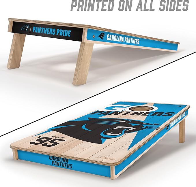 YouTheFan NFL 2’ x 4’ Professional Wood Cornhole Game