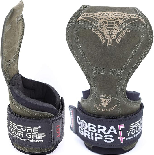 Cobra Grips PRO Weight Lifting Gloves Heavy Duty Straps Alternative Power Lifting Hooks for Deadlifts Adjustable Neoprene Padded Wrist Support Bodybuilding