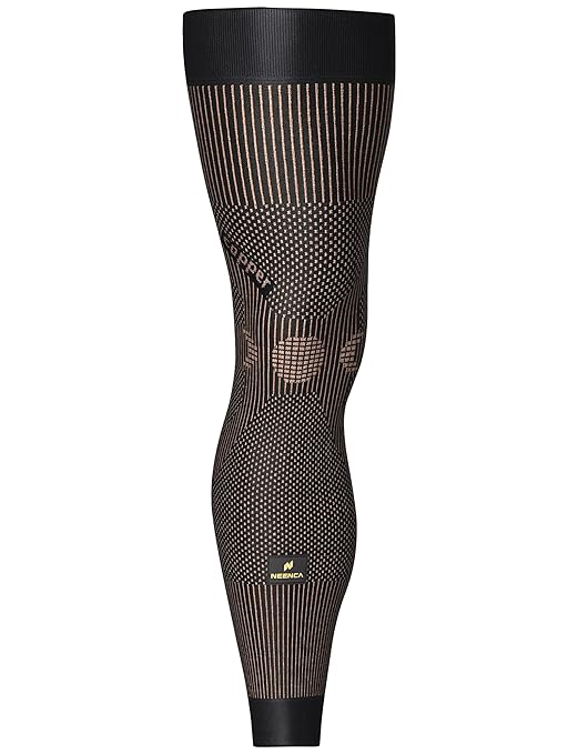NEENCA Copper Compression Leg Sleeve, Ultra-thin Full Leg Sleeve with Copper Ions Infused Fabric for Knee Pain Relief, Muscle Recovery, Swelling, Inflammation, Promotes Circulation, Sports, Workout...