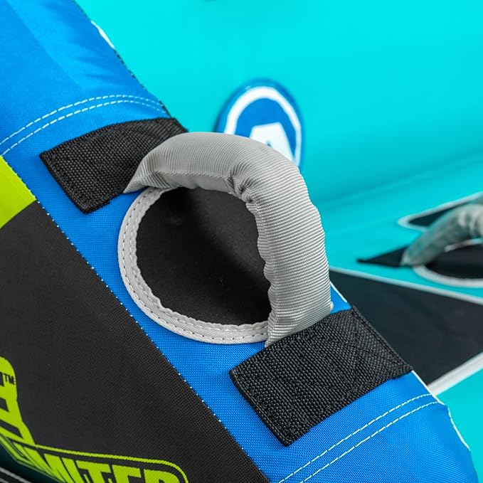 Airhead Mable Inflatable Towable Tube, 1-4 Rider Models, Dual Tow Points, Full Nylon Cover, EVA Foam Pads, Patented Speed Valve, Boat Tubes and Towables