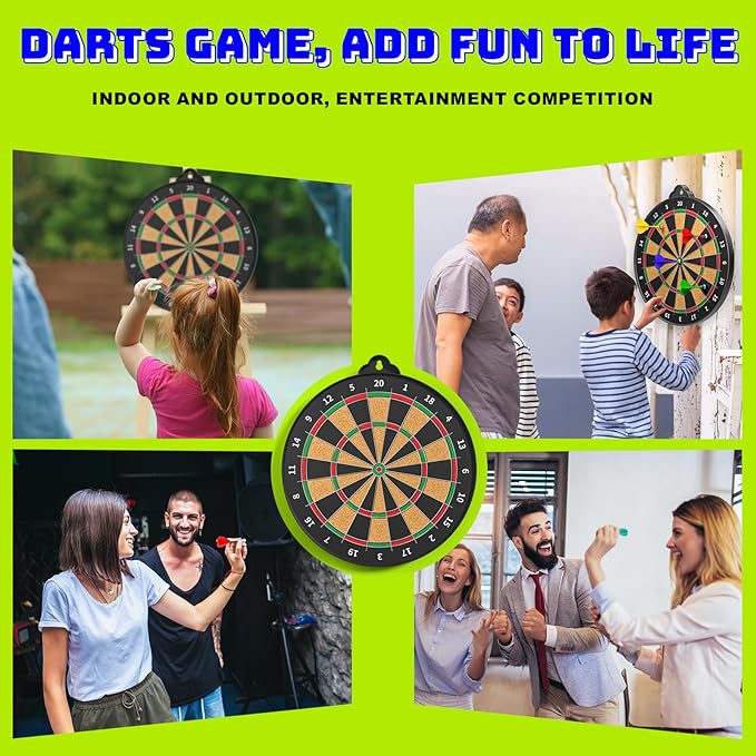 Magnetic Dart Board for Kids Indoor Outdoor Kids Games and Party Games, Christmas Birthday Gifts Toys for Boys Age 3-12