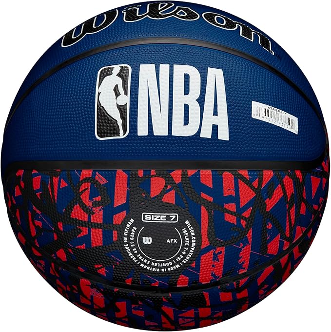 WILSON NBA Team Graffiti Basketballs - Size 7-29.5"