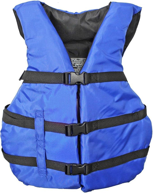Life Jacket Paddle Vest; Coast Guard Approved Type III PFD Life Vest Flotation Device; Jet ski, Wakeboard, Hardshell Kayak Life Jacket; Ideal Extra Life Jacket for Pontoon Boat