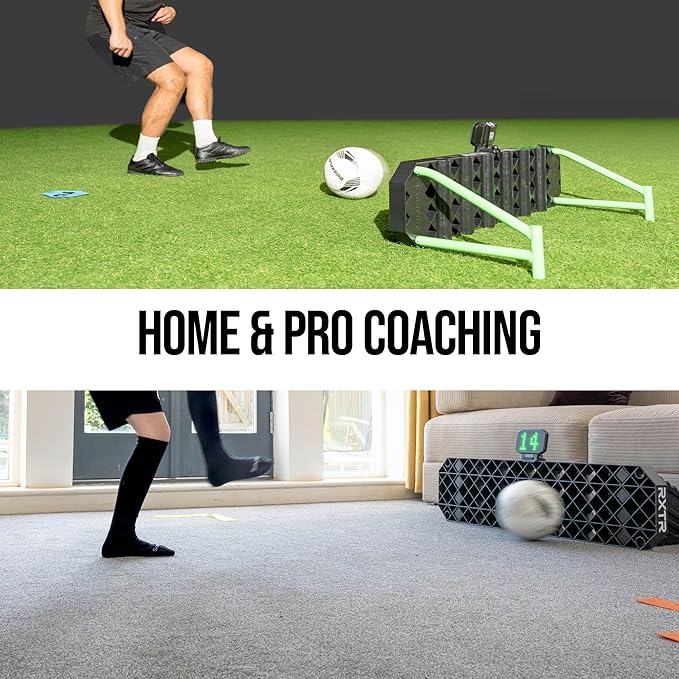 QUICKPLAY Replay Station Soccer Rebound Board - Portable Dual Surface Rebounder with Adjustable Angle - Soccer Training Equipment for Control, Passing Practice